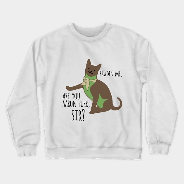 Cat Hamilton American Culture and Heritage Crewneck Sweatshirt by sandimarshel